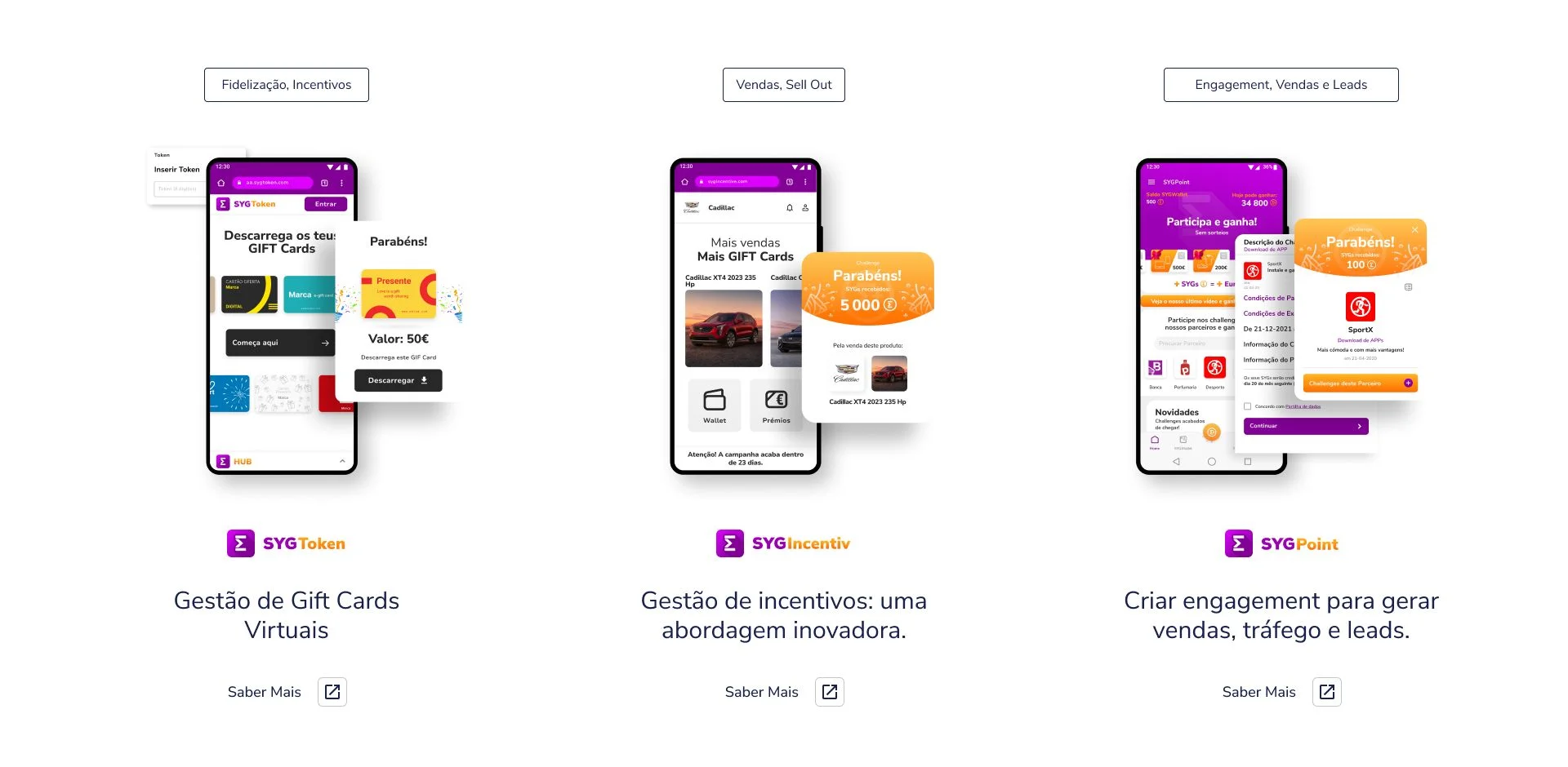 SYGPoint loyalty platform interface