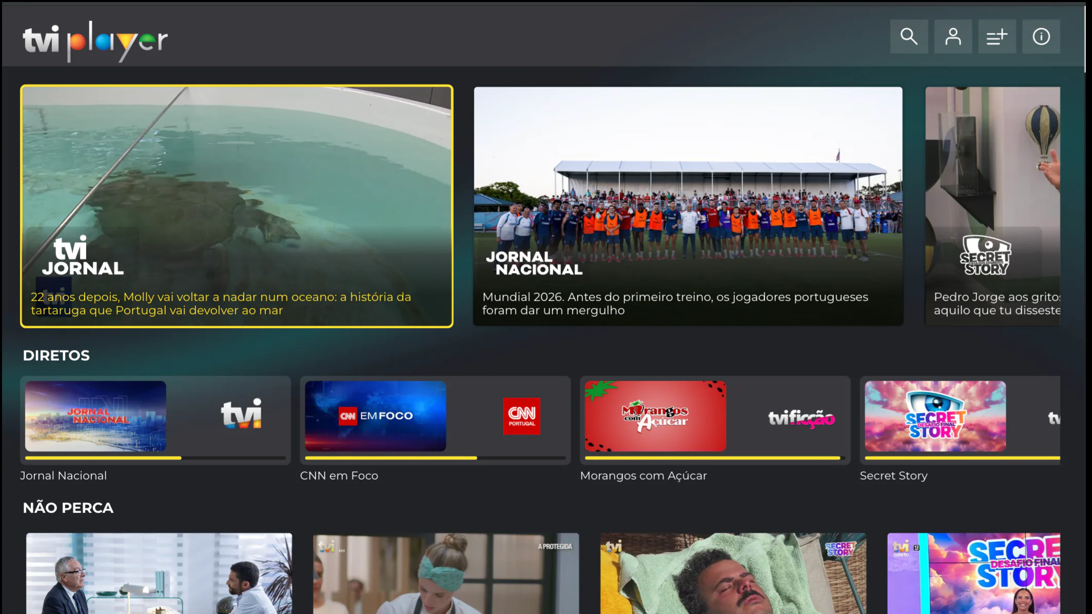 TVIPlayer streaming interface on Android TV